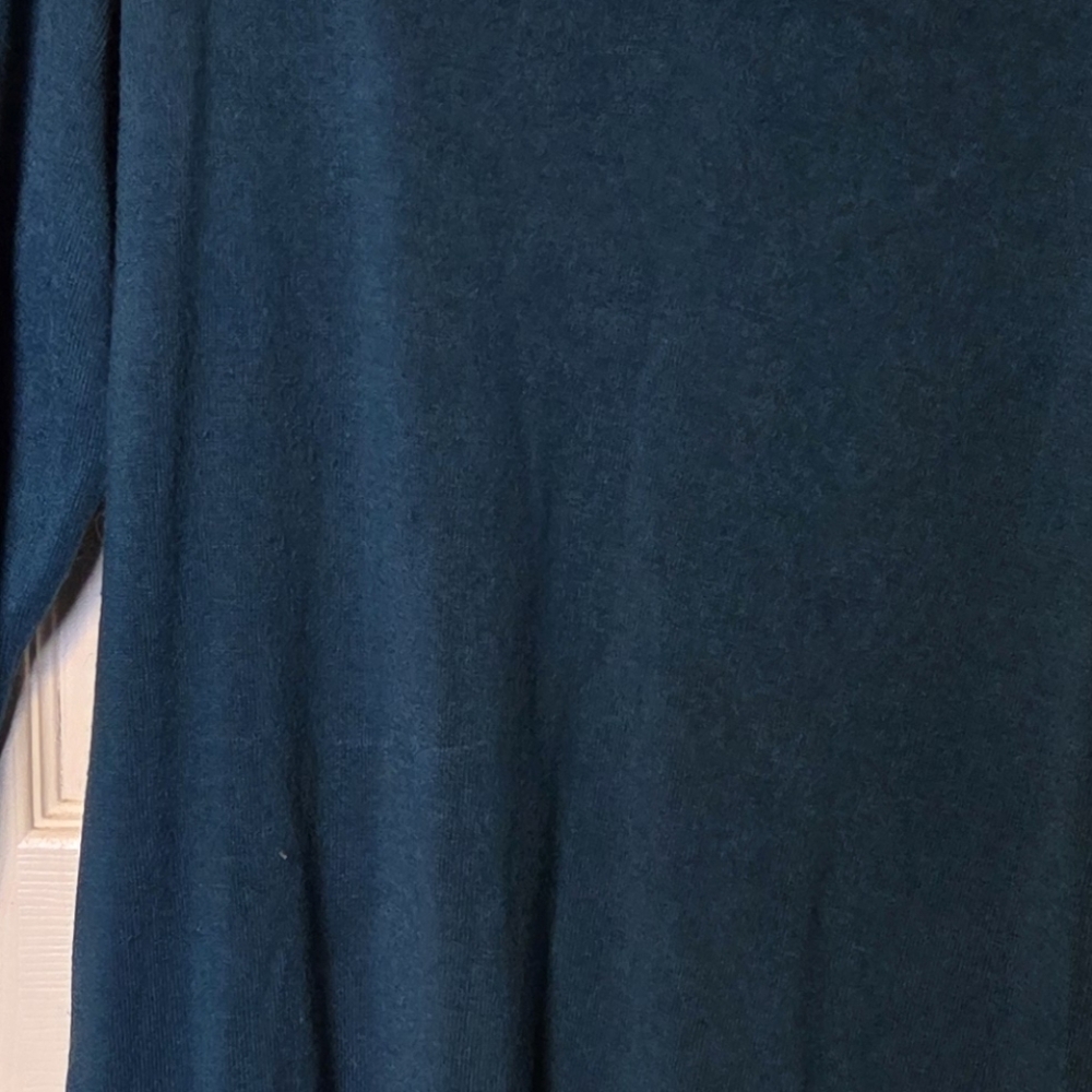 Blue V-Neck Sweater - Picture 2 of 6